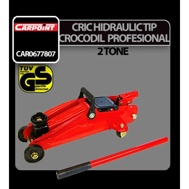 Cric hidraulic tip crocodil profesional - 2000kg - 2t