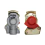 Kamar Coupling with pneumatic air valve 16mm - Male - Red