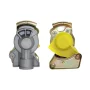 Kamar Coupling with pneumatic air valve 22mm - Male - Yellow