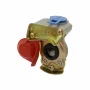 Kamar Coupling without pneumatic air valve 16mm - Male - Red