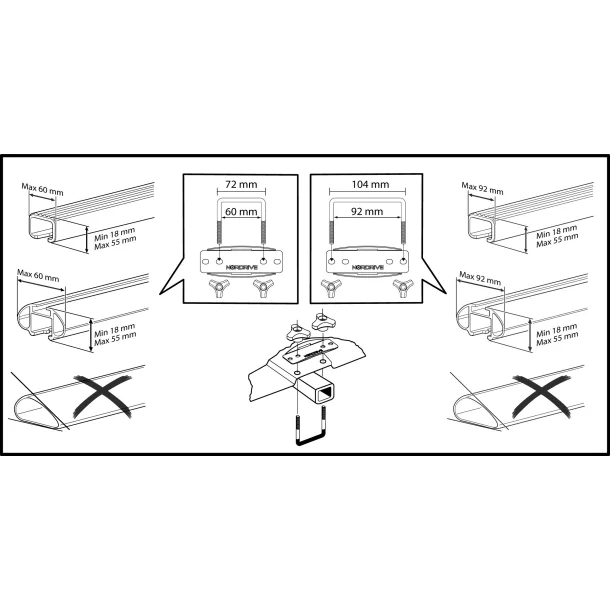 D-Box 430, ABS roof box, 430 ltrs - Shiny White