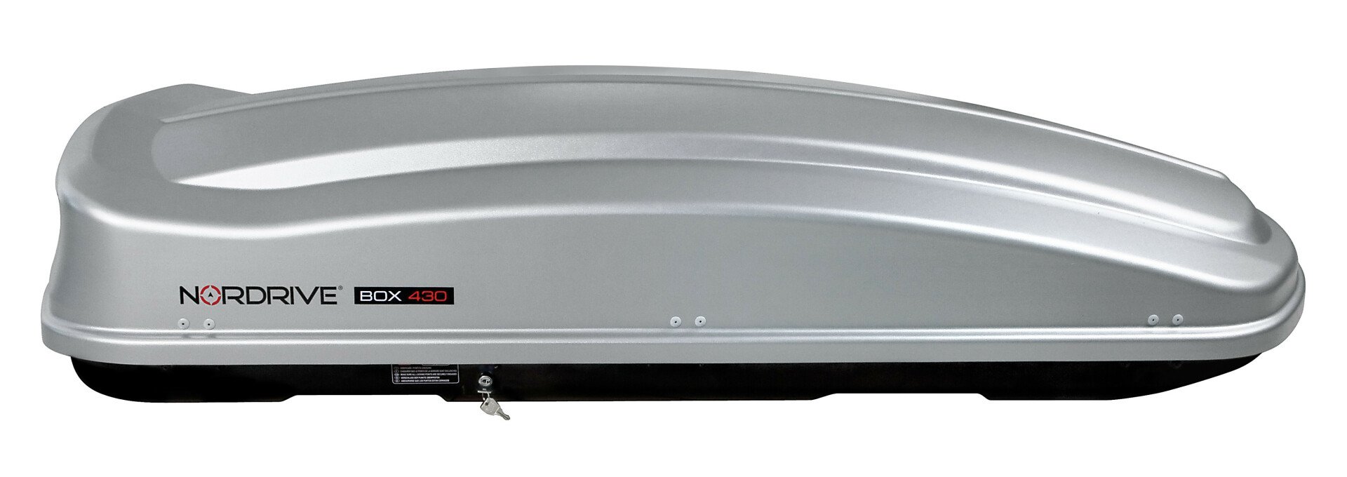 D-Box 430, ABS roof box, 430 ltrs - Embossed Grey thumb
