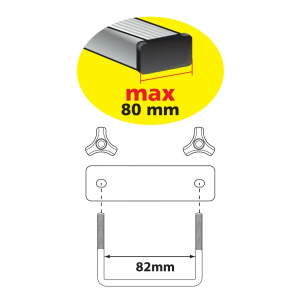 Grand-Prix, polypropylene roof boxes, 320 ltrs - Carbon black