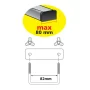 Cutie bagaje din polipropilena 400 Litri Grand-Prix - Carbon negru-Resigilat,