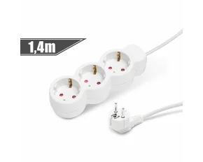 3-way extension socket