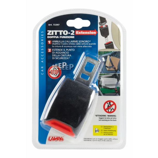 Zitto-2 hosszabbított biztonsági öv hangjelzés kikapcsoló - Újra csomagolt termék