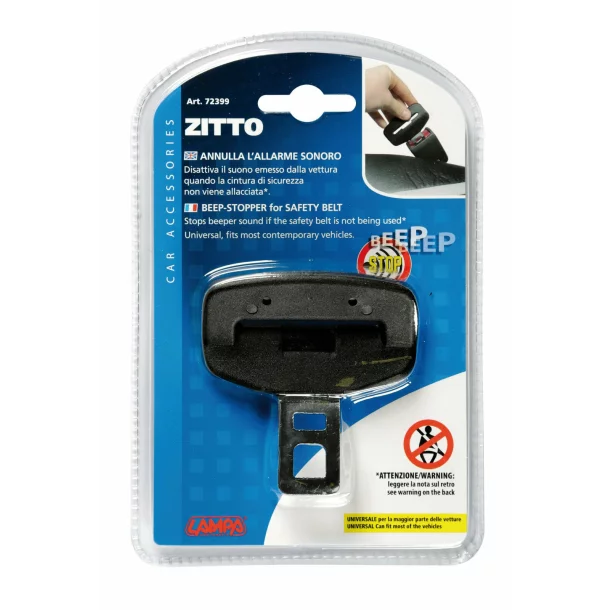 Zitto, beep-stopper for safety belt