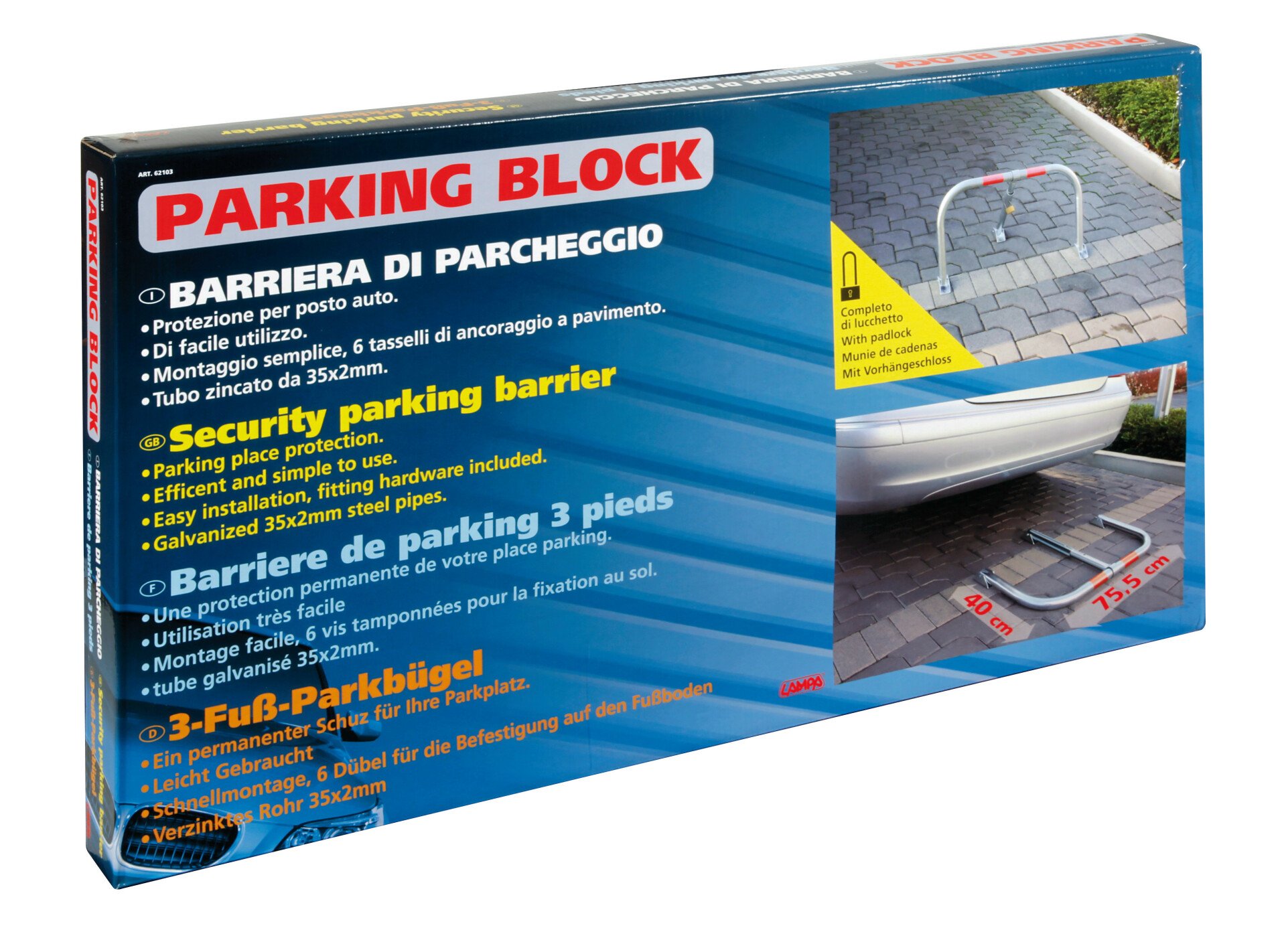 Parking-Block, security parking barrier thumb
