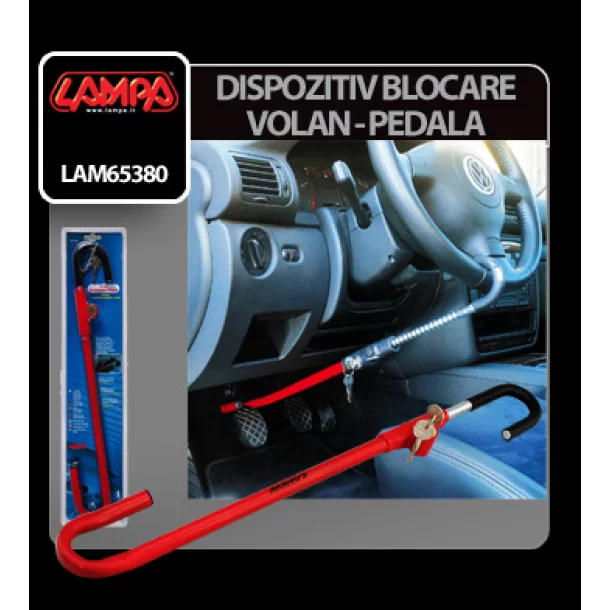 Dispozitiv blocare volan - pedala