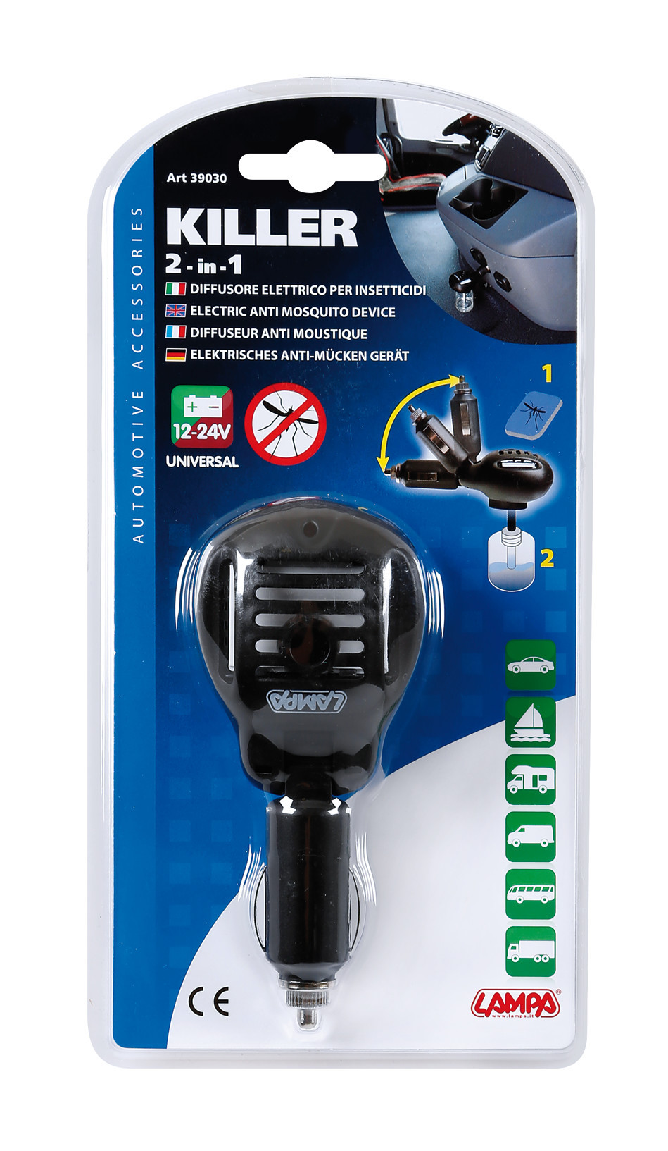 Electric anti mosquito device 12/24V-Resealed, thumb