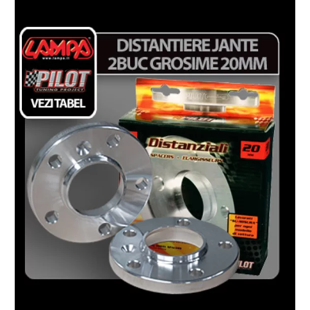 Distantiere jante 2buc 20mm - B17