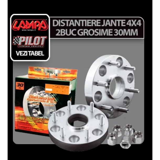 Distantiere jante 4x4 2buc 30mm - M33