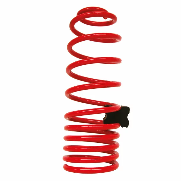 Spacers wound spring suspension