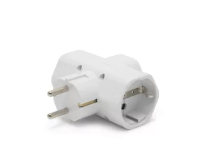 3-way &quot;T&quot; mains adaptor