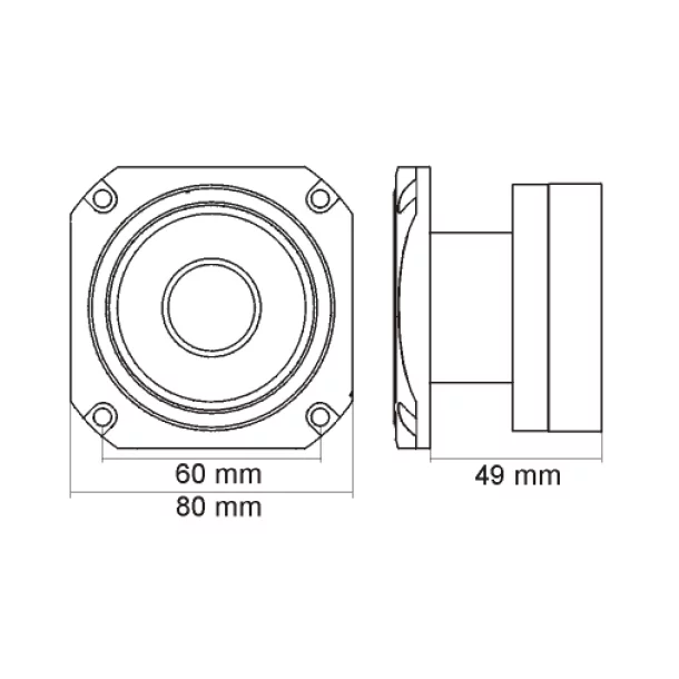 Dome 100/200 W • 8 ohm - MNC