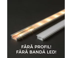 LED alumínium profil takaró búra