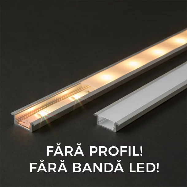 Cover for LED Aluminium Profile - Opal