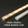 LED alumínium profil takaró búra