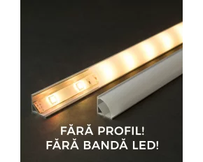 Ecran opal pt. profil aluminiu LED - 1000 mm