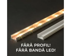 LED alumínium profil takaró búra