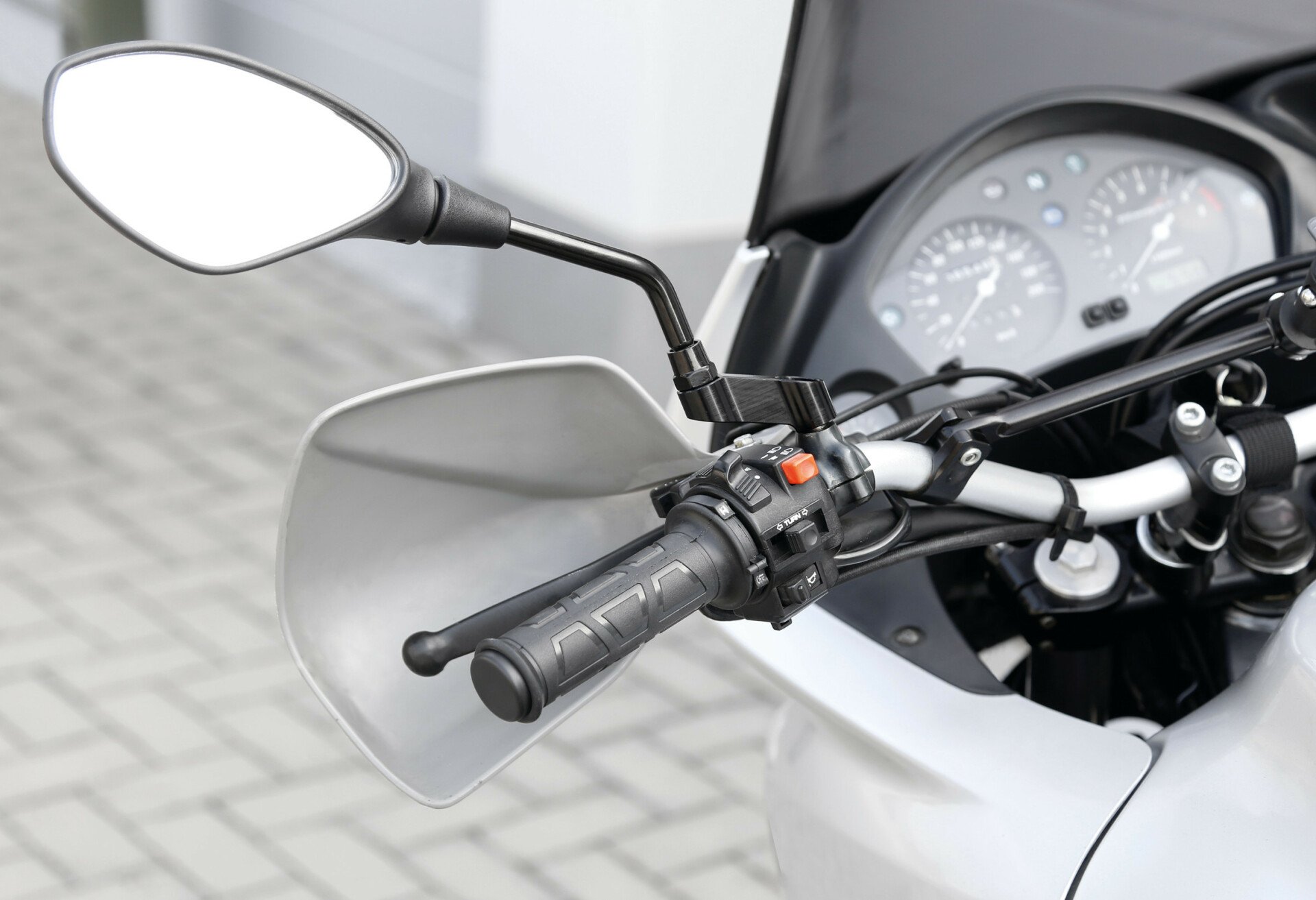 Extensie oglinda retrovizoare motocicleta - Filet M10 Stanga - Resigilat thumb