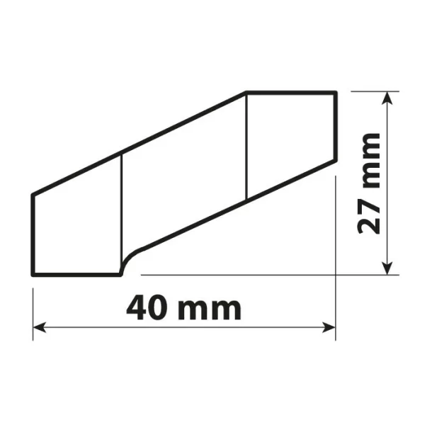 Motorkerékpár visszapillantó tükörhosszabbító - M10 Bal menetes - Újra csomagolt termék