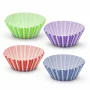 Muffin paper set - striped - 100 pcs / pack