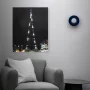 FAMILY POUND - Tablou cu LED - &quot;Burj Kalifa&quot;, 2 x AA, 38 x 48 cm