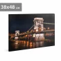 FAMILY POUND - Tablou cu LED - &quot;Podul cu lanturi -  2 x AA, 38 x 48 cm