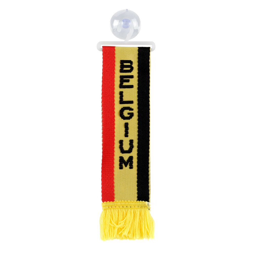 Kis zászló tapadókoronggal - Belgium thumb