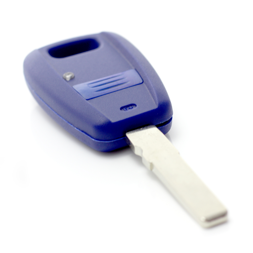 Fiat Carcasa cheie 1 buton, albastru, cu pregatire pt. chip TPX lung (fara logo) thumb
