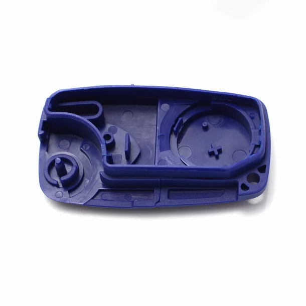 Fiat - Carcasa cheie tip briceag, 2 butoane, albastru