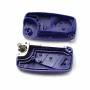 Fiat - Carcasa cheie tip briceag, 3 butoane, albastru