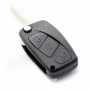Fiat - Carcasa cheie tip briceag, 3 butoane, negru