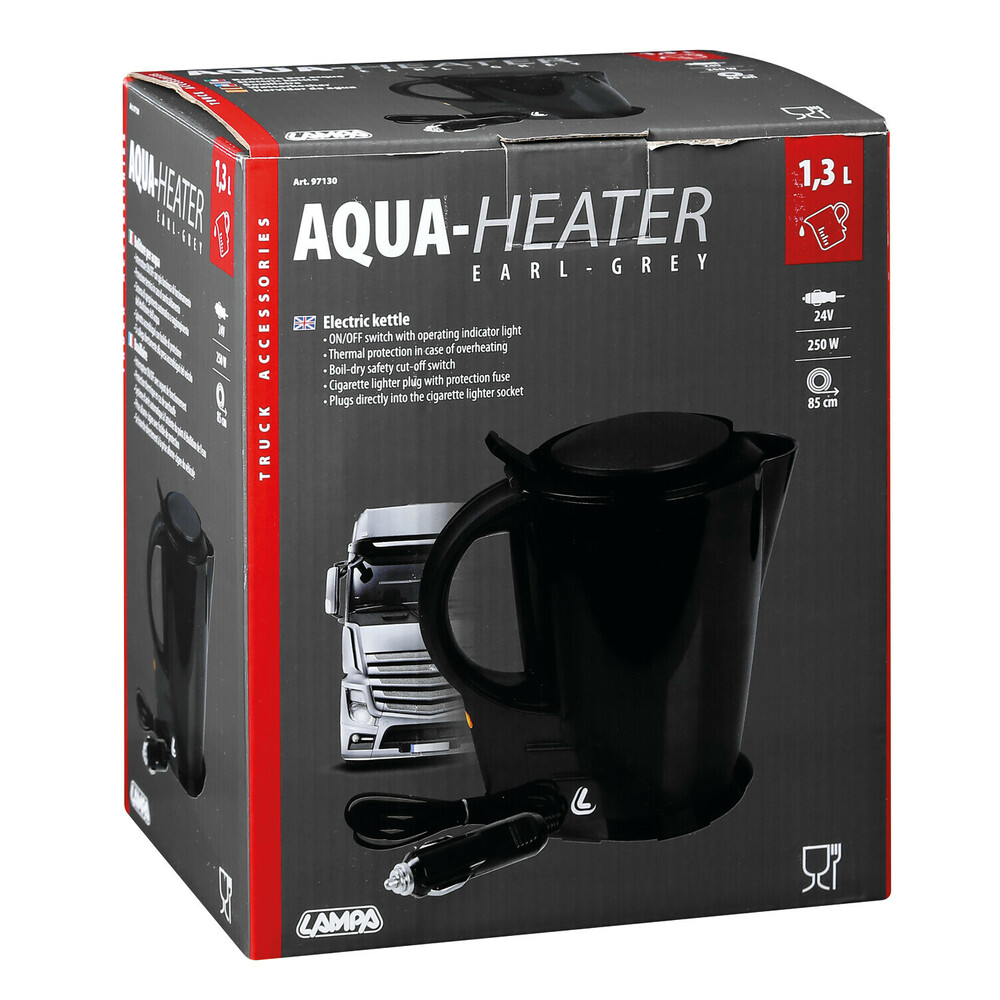 Lampa Aqua-Heater Earl Grey, elektromos vízforraló - 24V - 250W - Újra csomagolt termék thumb