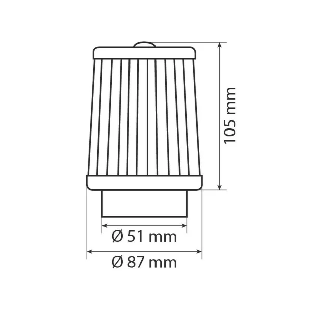 Pilot Performance AF-6 Conic air filter