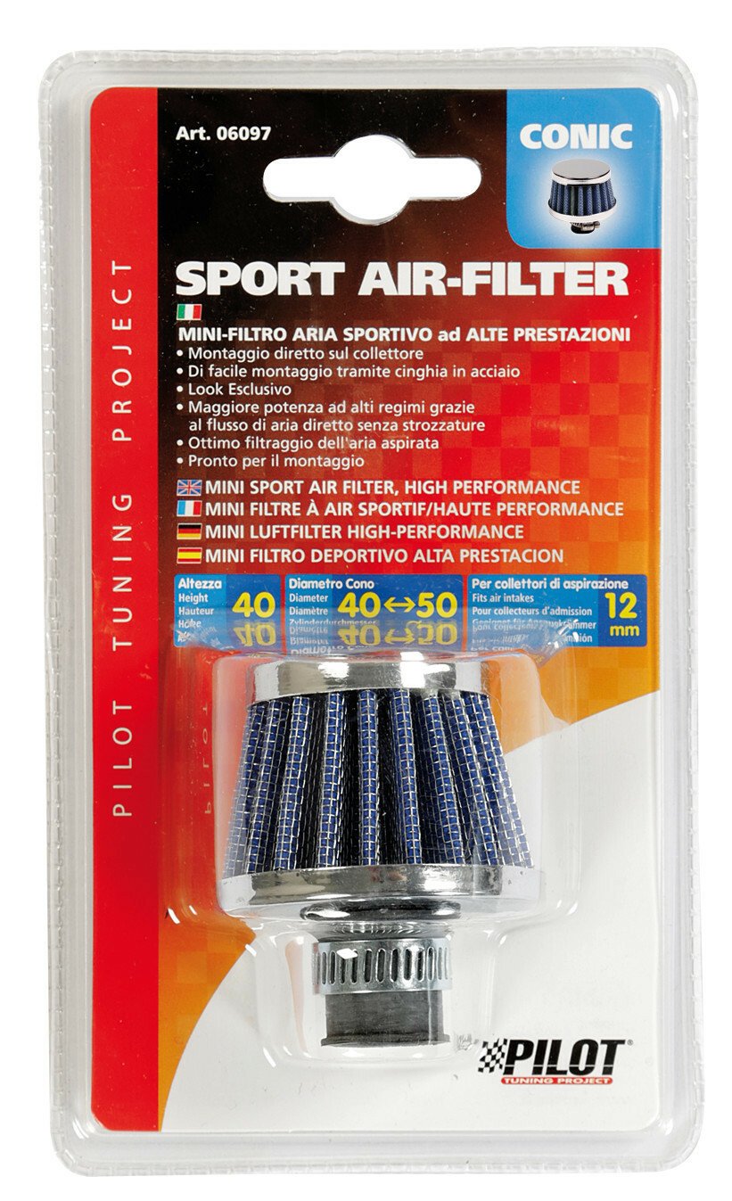 Conic air filter Ø 12 mm thumb
