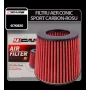 4Cars kónikus sport levegőszűrő - Karbonszállas/Piros