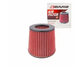 4Cars Conical sport air filter - Carbon/Red