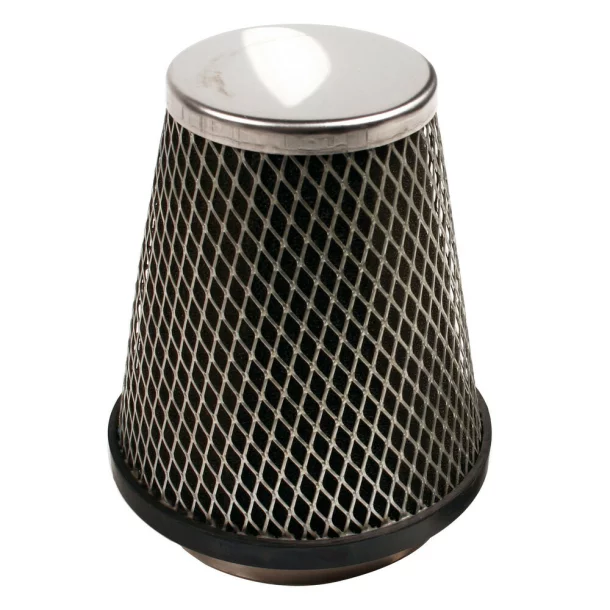AF-1 conic air filter foam type - Black/Chrome