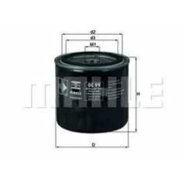 Filtru ulei Clean - Renault Clio II /Laguna II /Trafic
