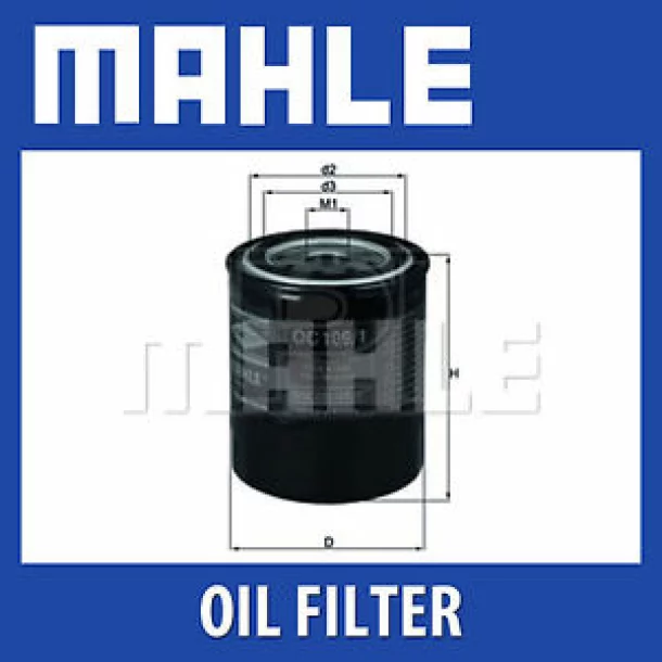 Filtru ulei MAHLE - Ford Maverick, Nissan Almera/Primera