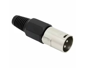 Fisa XLR • 3 policu fleaca de prindere protectie pt. cablu