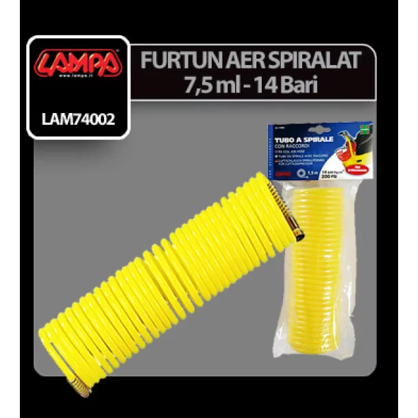 Furtun aer spiralat Lampa 7,5ml