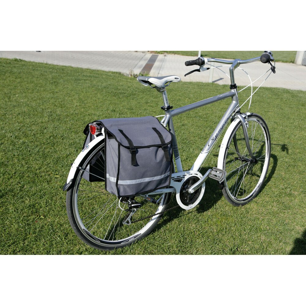 Geanta dubla portbagaj spate bicicleta BP-1 Basik - Capacitate 16l thumb