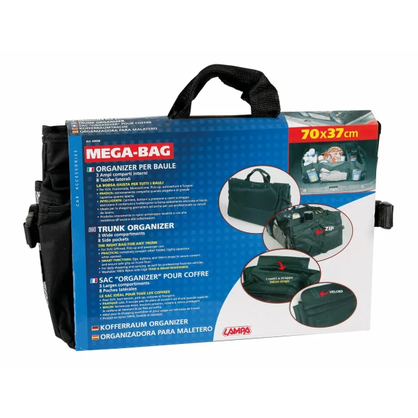 Mega-Bag trunk organizer