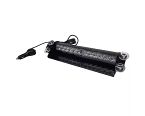 Girofar stroboscopic 2x6LED cu ventuze pentru parbriz interior 12/24V - Galben