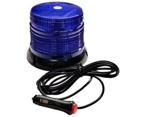 Girofar stroboscopic albastru cu magnet, 40 LED, 12/24V