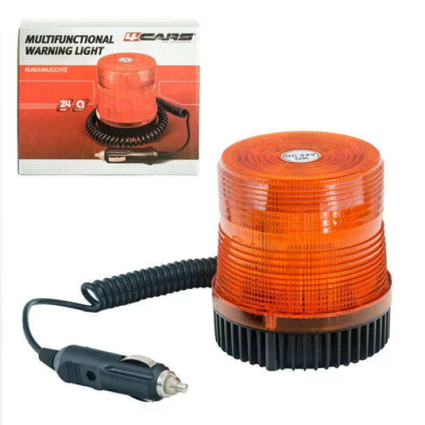 Girofar stroboscopic galben cu magnet 4Cars 24V