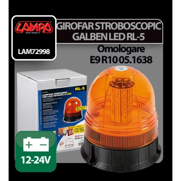 RL-5, Led warning beacon, 12/24V